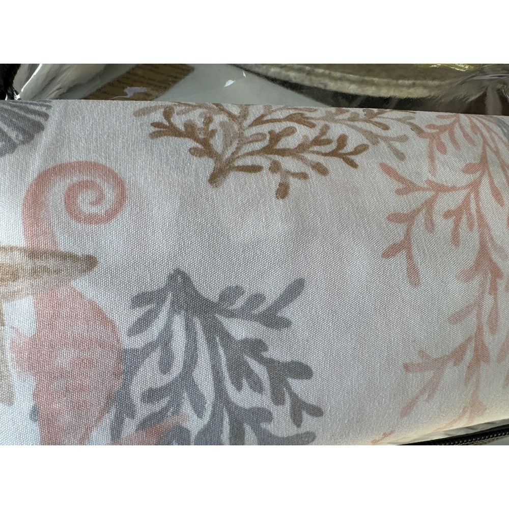 NWT Modern Southern Home - Sea and Sand Coral Microfiber Bed Sheet Set size King